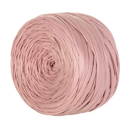 Matte leather look yarn