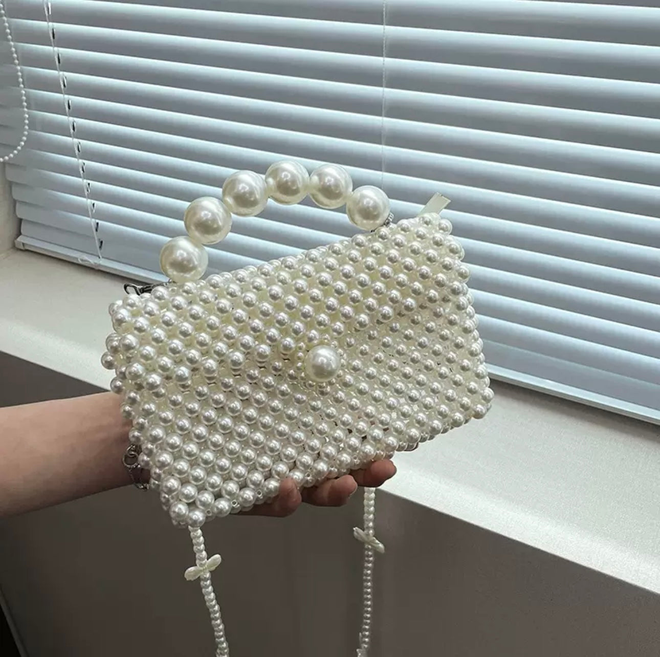 1 Set DIY Handmade pearl bag