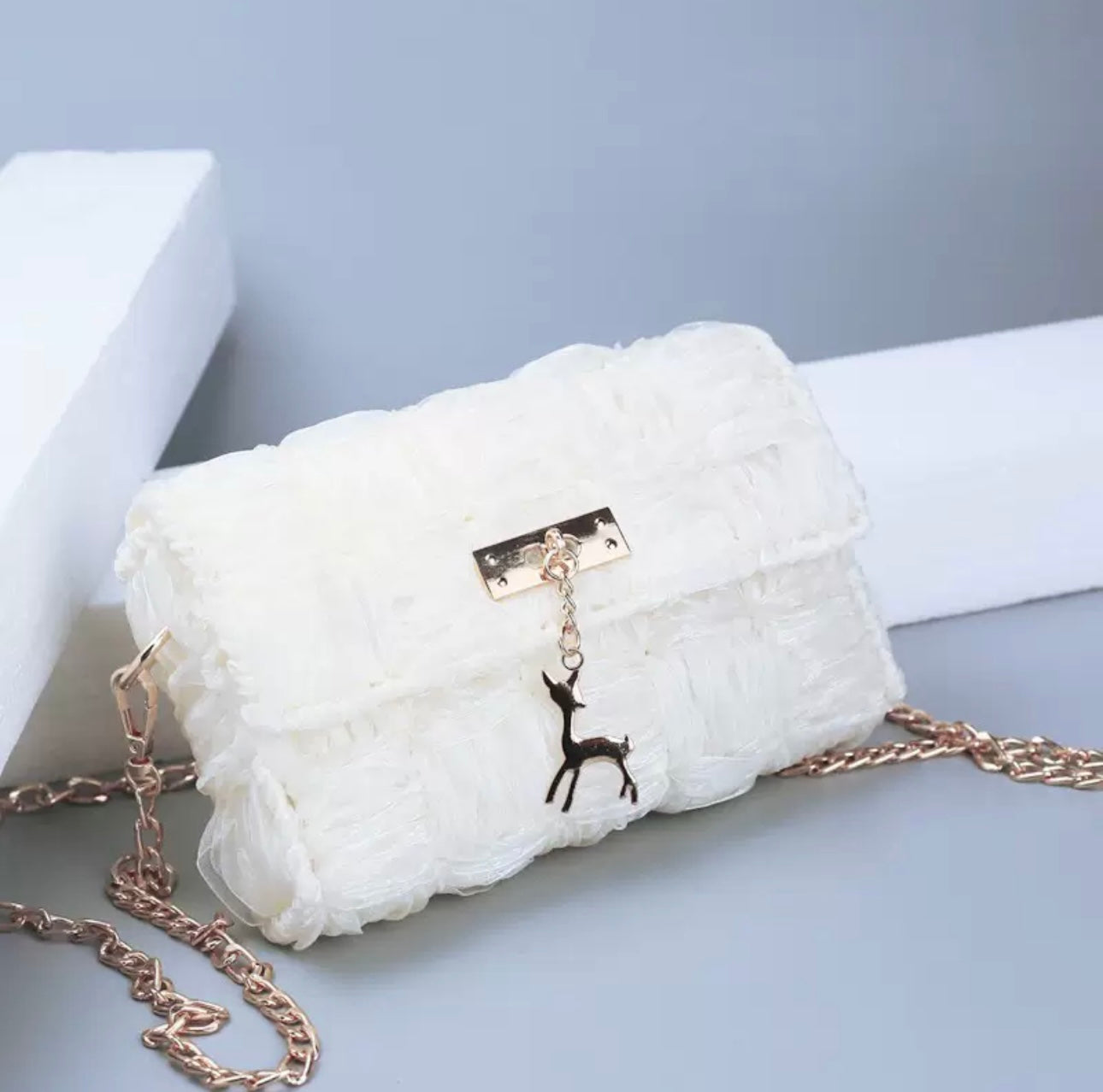 1 Set Mesh Plastic Canvas  Kit for Ribbon Bag