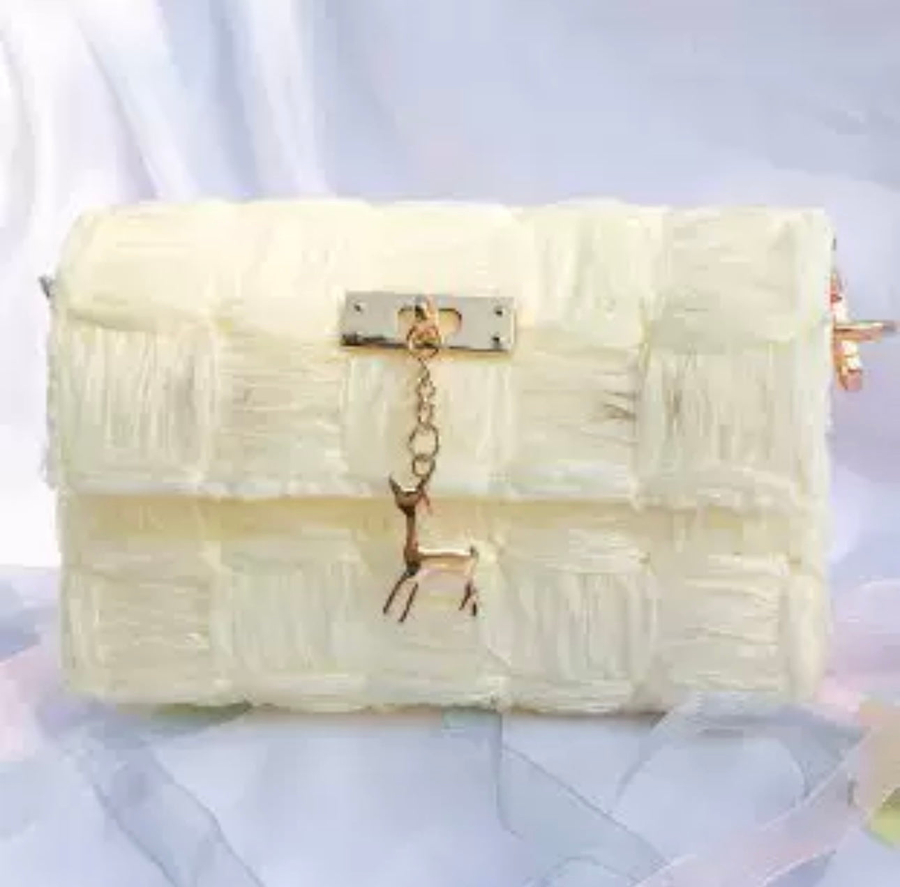 1 Set Mesh Plastic Canvas  Kit for Ribbon Bag