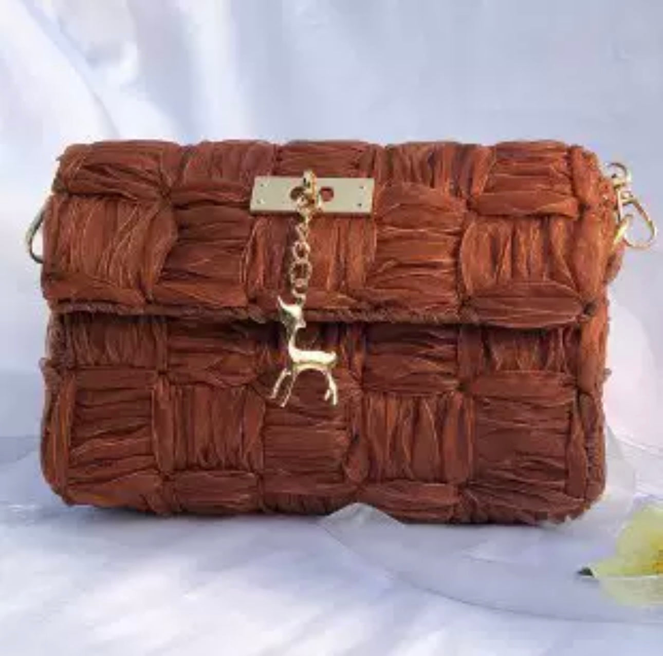 1 Set Mesh Plastic Canvas  Kit for Ribbon Bag