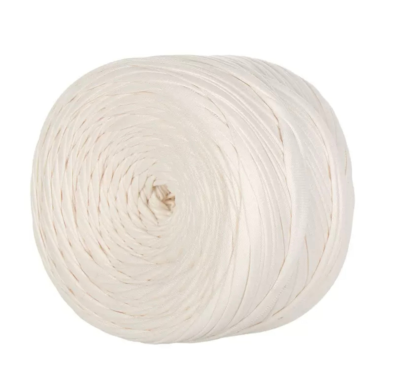 Matte leather look yarn