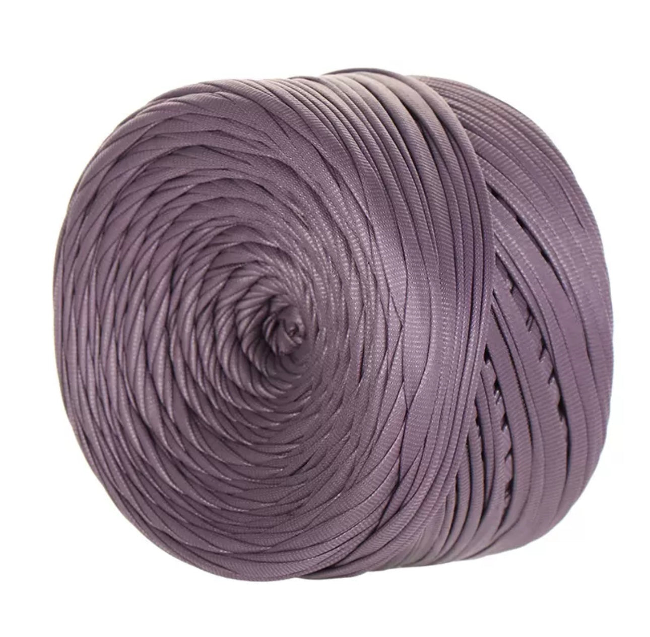 Matte leather look yarn