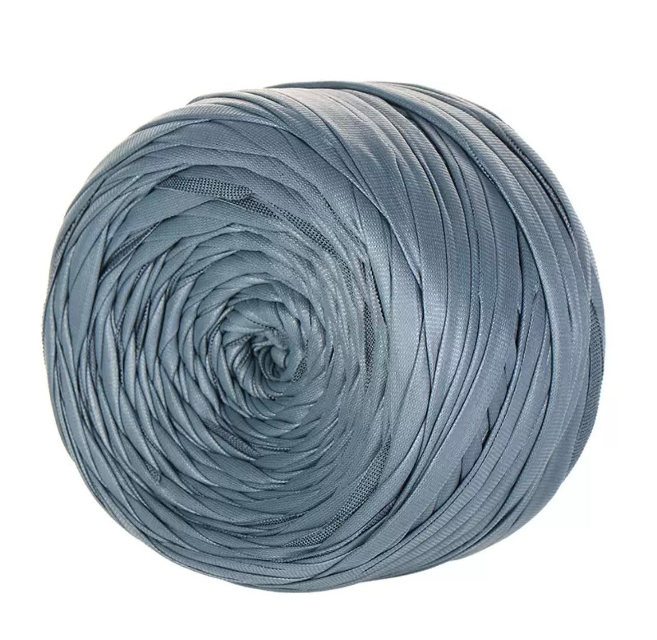 Matte leather look yarn