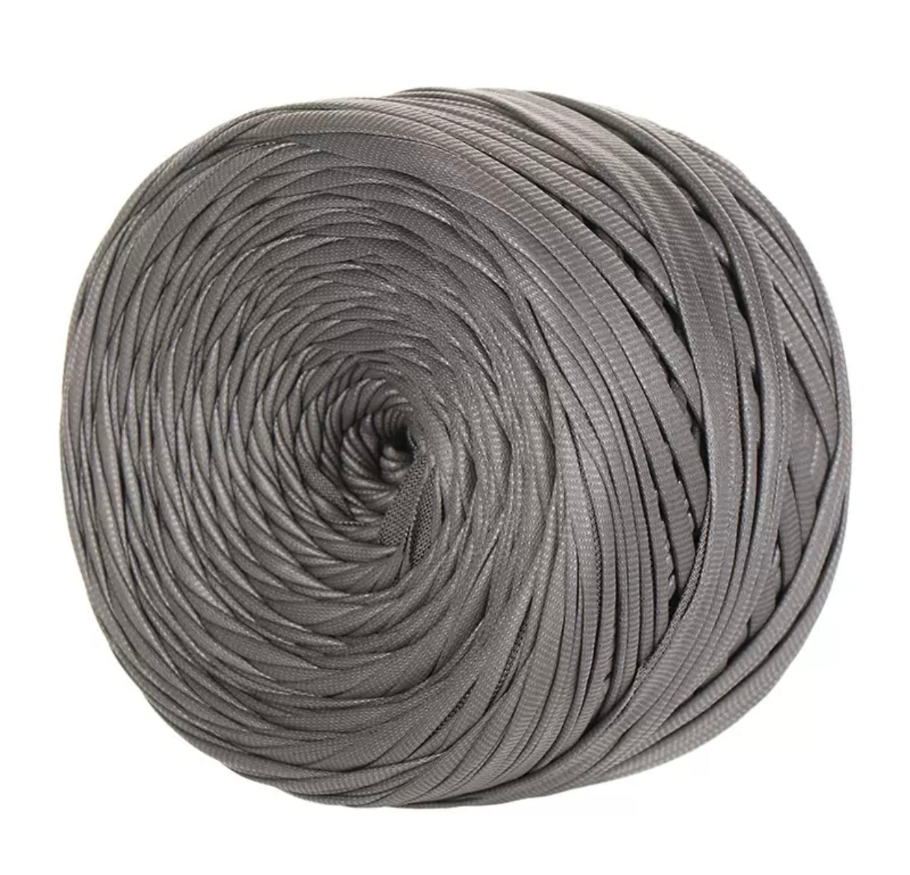 Matte leather look yarn
