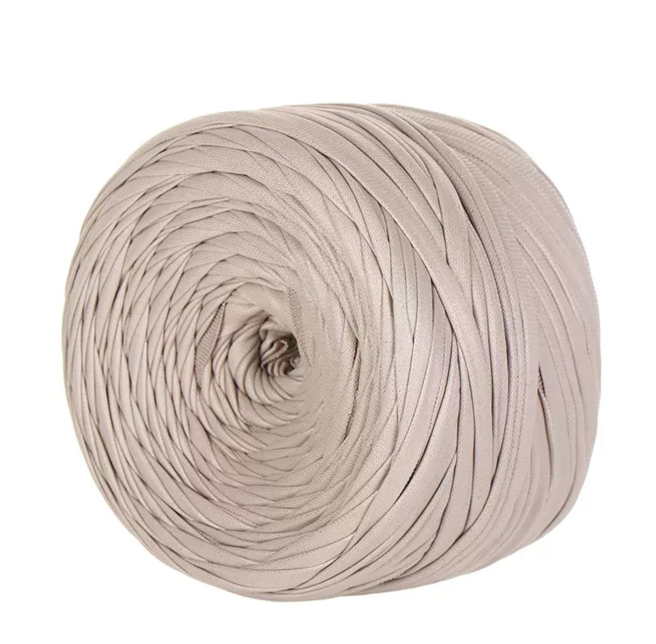 Matte leather look yarn