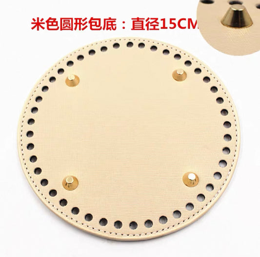 Hooked knitting bag base material